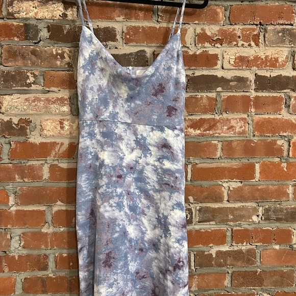 ASTR Marbled Cowl Slip Dress Size L - Picture 2 of 9